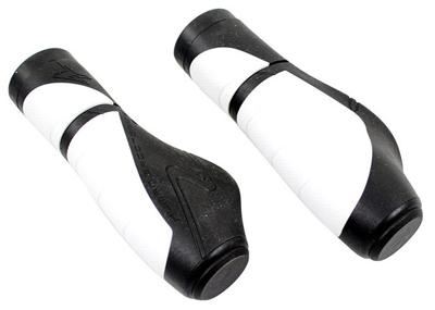 Simson handvatten Ergonomics 13 cm zwart/wit per paar Simson handvatten Ergonomics 13 cm zwart/wit per paar