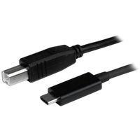 StarTech.com USB 2.0 USB-C-naar-USB-B-kabel 1 m - thumbnail