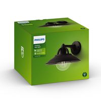 Philips Lighting Comorant 1738130PN Buitenlamp (wand) LED E27 42 W Zwart - thumbnail