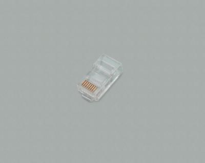 BKL Electronic Modulaire stekker, 4P4C voor ronde kabels 142141 Aantal polen 4P4C 1 stuk(s)