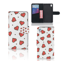 Sony Xperia Z2 Telefoon Hoesje Hearts