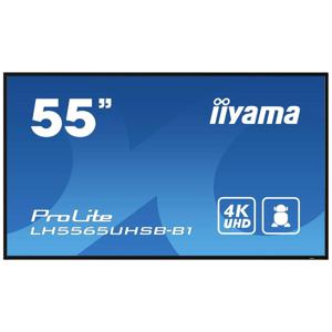 Iiyama ProLite LH5565UHSB-B1 Digital Signage display Energielabel: E (A - G) 138.7 cm (54.6 inch) 3840 x 2160 Pixel 24/7 Anti-burn-in-functie, Media