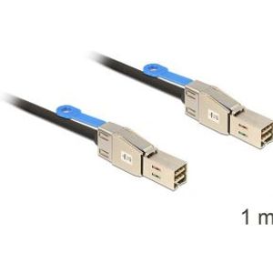 Delock 83394 Kabel Mini SAS HD SFF-8644 > Mini SAS HD SFF-8644 1 m