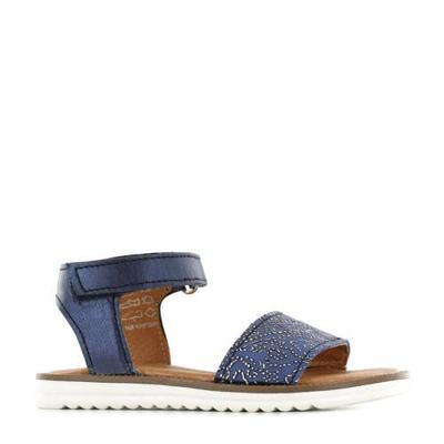 Shoesme MA21S025-A leren sandalen blauw