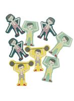 HEMA 8-pak Houten Mannetjes