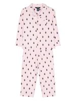 Ralph Lauren Kids pyjama à motif Polo Bear (lot de deux) - Rose