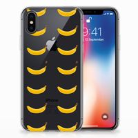 Apple iPhone X | Xs Siliconen Case Banana - thumbnail