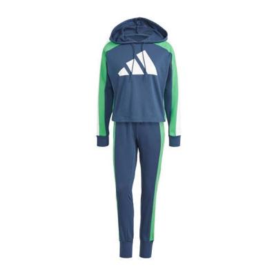 adidas Performance trainingspak donkerblauw/groen adidas Performance trainingspak donkerblauw/groen