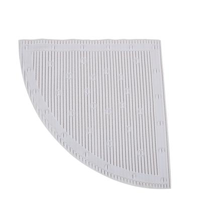StayPut Anti-slip douchemat hoek Wit