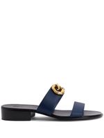 Giuseppe Zanotti sandales Gregorie en cuir - Bleu