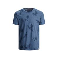 JACK & JONES ORIGINALS T-shirt met all over print blauw