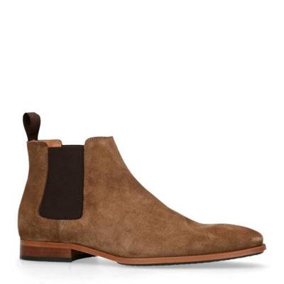 Manfield suède chelsea boots bruin Manfield suède chelsea boots bruin