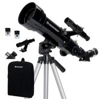 Celestron 21035 Travel Scope 70 Draagbaar refractortelescooppakket met rugzak, Zwart