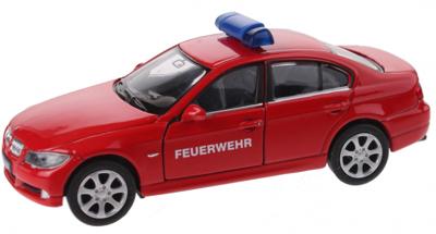 Welly schaalmodel Nex BMW Feuerwehr die cast rood 11 cm