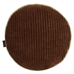 KAAT Amsterdam Sierkussen Perdy Brown - 40 x 40 cm - Rond