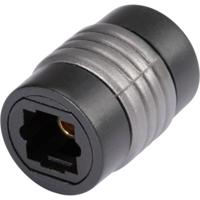 Hicon Toslink Digitale audio Adapter [1x Toslink-bus (ODT) - 1x Toslink-bus (ODT)] 0.00 m Zwart - thumbnail