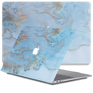 Lunso MacBook Air 13 inch (2010-2017) cover hoes - case - Marble Ariel