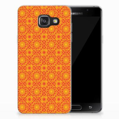Samsung Galaxy A3 2016 TPU bumper Batik Oranje Samsung Galaxy A3 2016 TPU bumper Batik Oranje