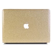 Lunso MacBook Pro 13 inch (2012-2015) cover hoes - case - glitter goud - thumbnail