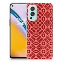 OnePlus Nord 2 5G TPU bumper Batik Rood