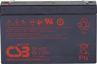 CSB Battery GP 672 Standby USV GP672F1 loodaccu 6V 7,2Ah lood-vlies (AGM) (B x H x D) 151 x 101 x 34