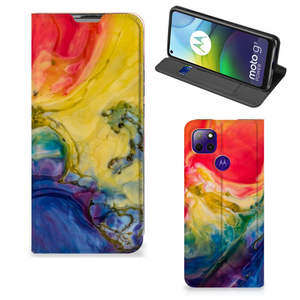 Bookcase Motorola Moto G9 Power Watercolor Dark