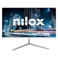 Nilox NXM24FHD1201W Monitor, 61 cm (24 inch), gaming-scherm, 120 Hz, computerscherm met VESA-ondersteuning, 75 x 75 mm, VA-technologie, HDMI- en VGA-aansluitingen