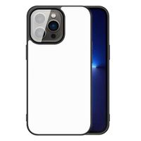 Back Cover Hoesje iPhone 13 Pro Zwart/wit