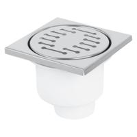 Differnz Basic doucheput onderuitlaat 10 x 10 cm, grijs