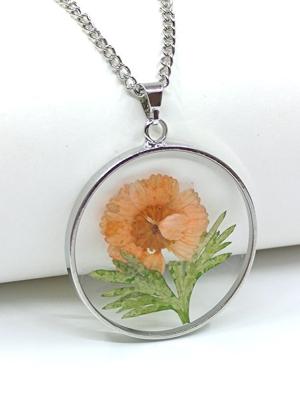 Handgemaakt Lijm Bloemen Halsketting Handgemaakt Lijm Bloemen Halsketting