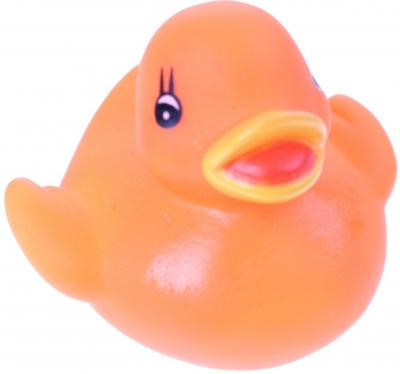 Eddy toys badeend oranje 5 cm Eddy toys badeend oranje 5 cm