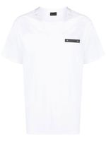 Billionaire t-shirt en coton à patch logo - Blanc