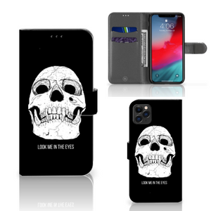 Telefoonhoesje met Naam Apple iPhone 11 Pro Max Skull Eyes