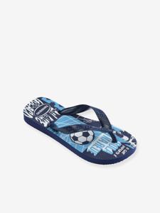 Teenslippers voor kinderen Brasil Logo HAVAÏANAS® blauw