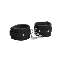 Ouch! by Shots Plush Leather Ankle Cuffs - thumbnail