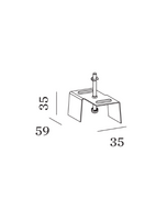 Wever & Ducre - 1-Phase Track Mounting Bracket