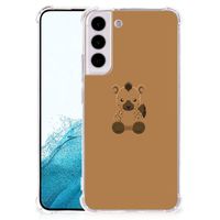 Samsung Galaxy S22 Plus Stevig Bumper Hoesje Baby Hyena - thumbnail