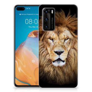 Huawei P40 TPU Hoesje Leeuw