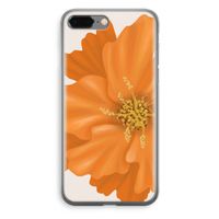 Orange Ellila flower: iPhone 8 Plus Transparant Hoesje