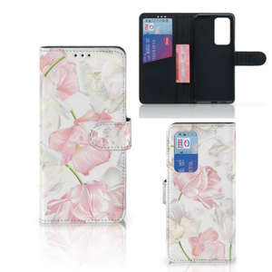 Huawei P40 Pro Hoesje Lovely Flowers