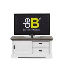 TV dressoir (110cm) Riverwoods - ClearWhite/Rustic Grey