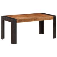 vidaXL Eettafel 160x80x76 cm massief mangohout