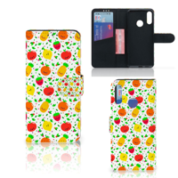 Motorola Moto E6 Plus Book Cover Fruits