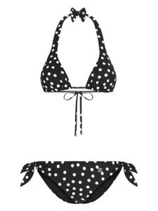 Dolce & Gabbana bikini à pois - Noir