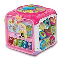 VTech 80-183452 - Baby Activiteiten Kubus - Roze - Voor Jongens en Meisjes - Van 9 tot 36 maanden - Nederlands Gesproken - Educatief Speelgoed