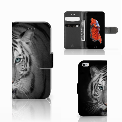 Apple iPhone 6 | 6s Telefoonhoesje met Pasjes Tijger