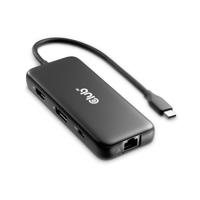 Club3D CSV-2551 8-1 Draagbare USB Type-C® Dock 10 Gbps naar HDMI™ en DisplayPort™ 8K30Hz PD Max.100Watt