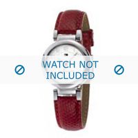 Tommy Hilfiger horlogeband TH-34-3-14-0672 - TH679300899 / 1780720 Leder Rood 11mm + rood stiksel - thumbnail