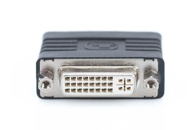Digitus AK-320503-000-S DVI Adapter [1x DVI-bus 24+5-polig - 1x DVI-bus 24+5-polig] Zwart