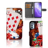 OPPO Find X3 Lite Wallet Case met Pasjes Casino - thumbnail